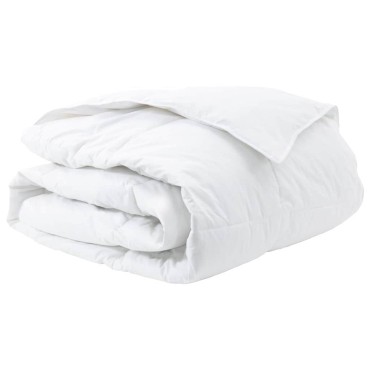 vidaXL Χειμερινό Παπλωματοθήκη Λευκό 200 x 220 cm Φτερό