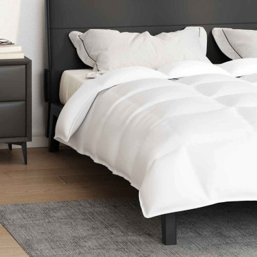 vidaXL Χειμερινό Παπλωματοθήκη Λευκό 200 x 220 cm Φτερό
