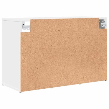 vidaXL Ντουλάπα Παπουτσιών 77,5x30x51cm Επεξεργασμένο Ξύλο Λευκό