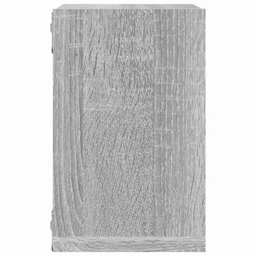 vidaXL Ράφια Τοίχου 2 τεμ. Γκρίζο Σονομα 26x15x26cm