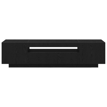 vidaXL Ντουλάπι TV 160x35x40cm Μαύρο Επεξεργασμένο Ξύλο