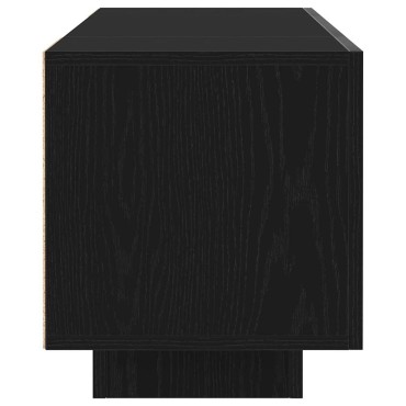 vidaXL Ντουλάπι TV 160x35x40cm Μαύρο Επεξεργασμένο Ξύλο