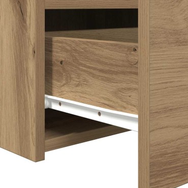 vidaXL Κομοδίνο Artisan Oak 50x40x45cm Επεξεργασμένο Ξύλο 1 τεμ.