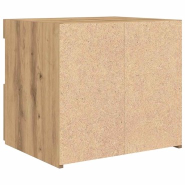 vidaXL Κομοδίνο 2 τεμ. Artisan Oak 50x40x45cm Επεξεργασμένο Ξύλο