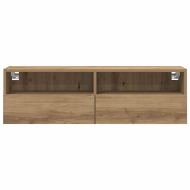 vidaXL Ντουλάπι Τηλεόρασης Τοίχου 100x30x30cm artisan δρυς
