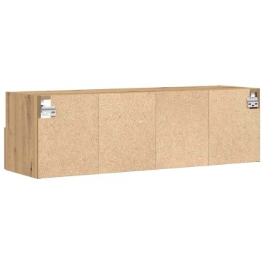 vidaXL Ντουλάπι Τηλεόρασης Τοίχου 100x30x30cm artisan δρυς