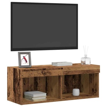 vidaXL Σετ επίπλου τηλεόρασης 80x30x30cm Παλαιό ξύλο