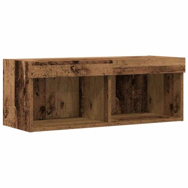 vidaXL Σετ επίπλου τηλεόρασης 80x30x30cm Παλαιό ξύλο
