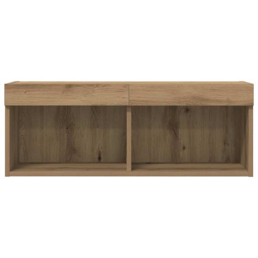 vidaXL Σετ επίπλου τηλεόρασης 80x30x30cm artisan δρυς