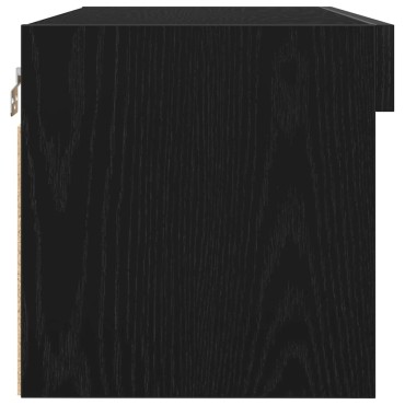 vidaXL Σετ επίπλου τηλεόρασης 80x30x30cm Μαύρη Οξυά