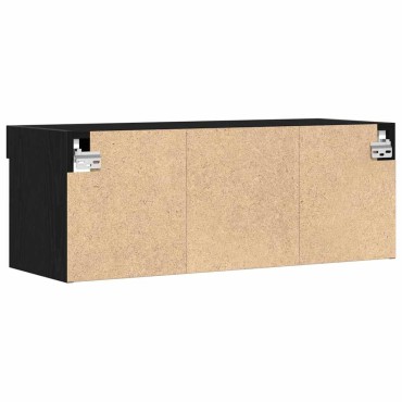 vidaXL Σετ επίπλου τηλεόρασης 80x30x30cm Μαύρη Οξυά