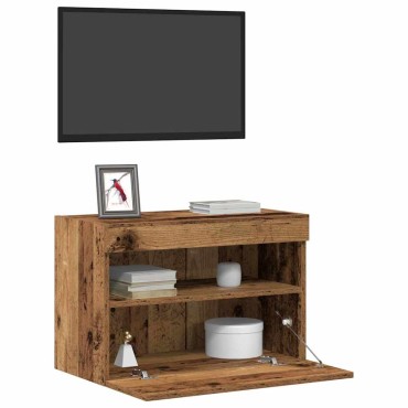vidaXL Ντουλάπι Τηλεόρασης Τοίχου 60x30x40cm Παλαιό ξύλο