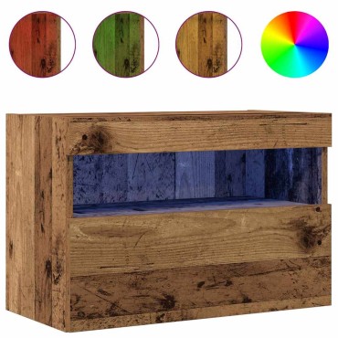 vidaXL Ντουλάπι Τηλεόρασης Τοίχου 60x30x40cm Παλαιό ξύλο