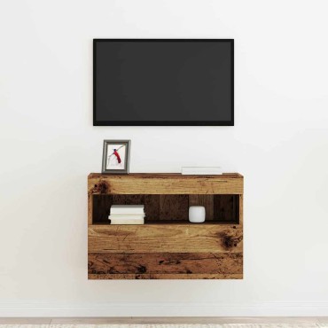 vidaXL Ντουλάπι Τηλεόρασης Τοίχου 60x30x40cm Παλαιό ξύλο