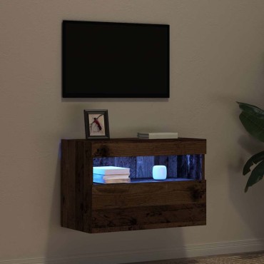vidaXL Ντουλάπι Τηλεόρασης Τοίχου 60x30x40cm Παλαιό ξύλο