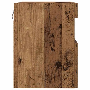 vidaXL Ντουλάπι Τηλεόρασης Τοίχου 60x30x40cm Παλαιό ξύλο