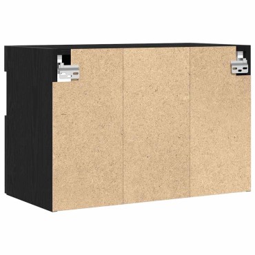 vidaXL Ντουλάπι Τηλεόρασης Τοίχου 60x30x40cm Μαύρη δρυς