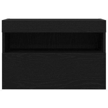 vidaXL Ντουλάπι Τηλεόρασης Τοίχου 60x30x40cm Μαύρη δρυς
