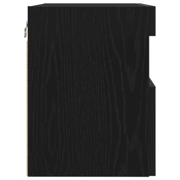 vidaXL Ντουλάπι Τηλεόρασης Τοίχου 60x30x40cm Μαύρη δρυς