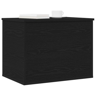 vidaXL Κουτί αποθήκευσης Μαύρη δρυς 60x42x46cm Επεξεργασμένο Ξύλο