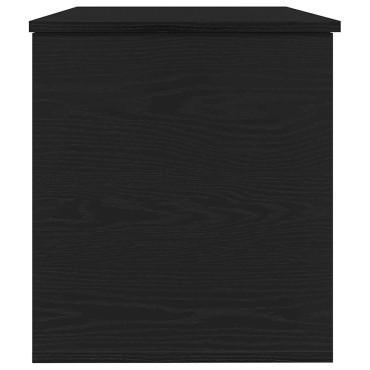 vidaXL Κουτί αποθήκευσης Μαύρη δρυς 100x42x46cm