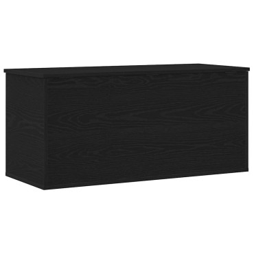 vidaXL Κουτί αποθήκευσης Μαύρη δρυς 100x42x46cm