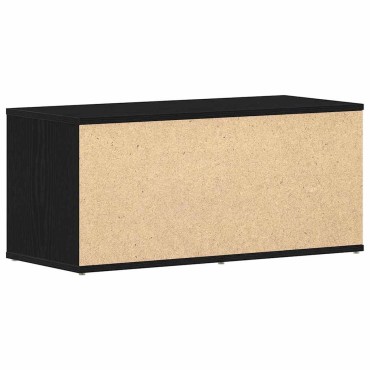 vidaXL Ντουλάπι TV 80x34x36cm Μαύρη Οξυά Επεξεργασμένο Ξύλο