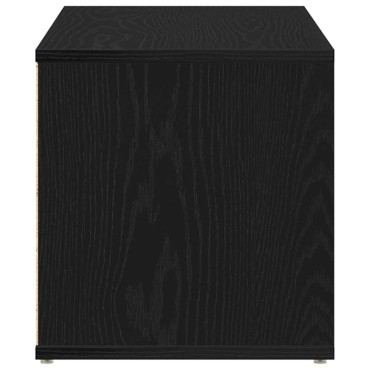 vidaXL Ντουλάπι TV 80x34x36cm Μαύρη Οξυά Επεξεργασμένο Ξύλο