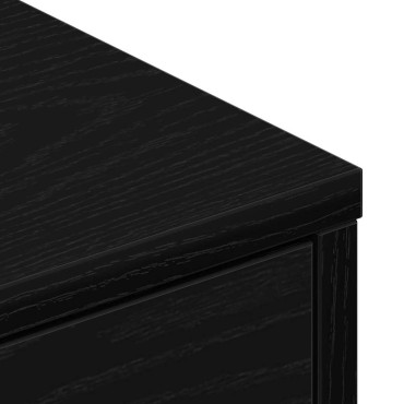 vidaXL Ντουλάπι TV 80x34x36cm Μαύρη Οξυά Επεξεργασμένο Ξύλο