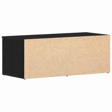 vidaXL Ντουλάπι TV 80x34x30cm Μαύρη Οξυά Επεξεργασμένο Ξύλο