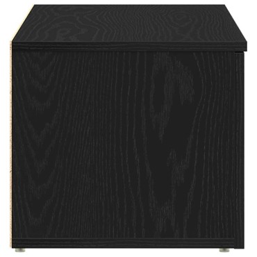 vidaXL Ντουλάπι TV 80x34x30cm Μαύρη Οξυά Επεξεργασμένο Ξύλο
