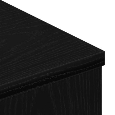 vidaXL Ντουλάπι TV 80x34x30cm Μαύρη Οξυά Επεξεργασμένο Ξύλο