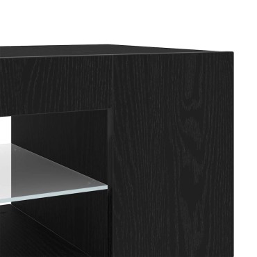 vidaXL Ντουλάπι TV 135x39x30cm Μαύρη Οξυά Επεξεργασμένο Ξύλο