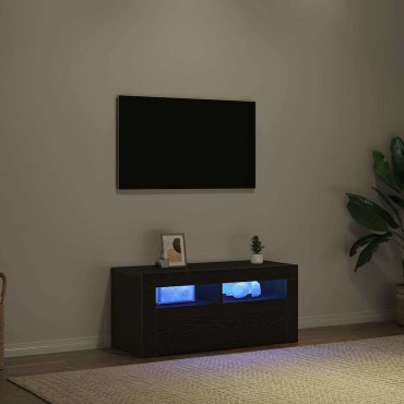 vidaXL Ντουλάπι TV 90x39x30cm Μαύρη Οξυά Επεξεργασμένο Ξύλο
