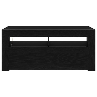 vidaXL Ντουλάπι TV 90x39x30cm Μαύρη Οξυά Επεξεργασμένο Ξύλο