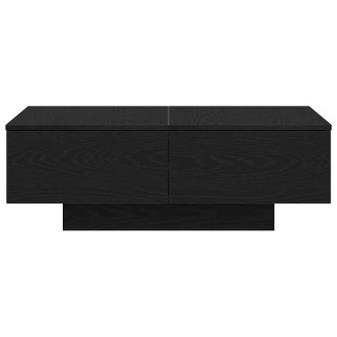 vidaXL Τραπεζάκι σαλονιού Μαύρη Οξυά 90x60x31cm 1 τεμ.