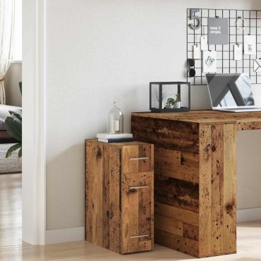 vidaXL Φαρμακευτική Ντουλάπα Παλαιό ξύλο 20x45,5x60cm