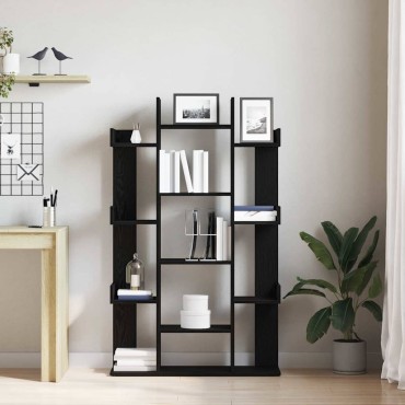vidaXL Βιβλιοθήκη 13 επιπέδων 86x25,5x140cm Επεξεργασμένο Ξύλο 1 τεμ.