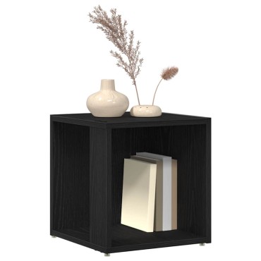 vidaXL Γωνιακά ράφια 33x33x34,5cm Επεξεργασμένο Ξύλο Μαύρη Δρυς