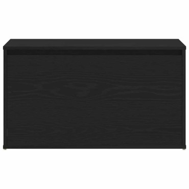 vidaXL Παγκάκι Χαλωρίου Μαύρη Οξυά 80x40x45cm Επεξεργασμένο Ξύλο 1 τεμ.