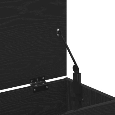 vidaXL Πάγκος για παπούτσια με ράφι Μαύρη Οξυά 60x30x45cm