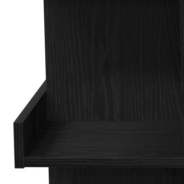 vidaXL Τραπέζι μπαρ 100x48x101,5cm Επεξεργασμένο Ξύλο Μαύρη Οξυά 1 τεμ.