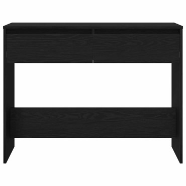 vidaXL Τραπέζι κονσόλας Μαύρη Οξυά 100x35x76,5cm 1 τεμ.