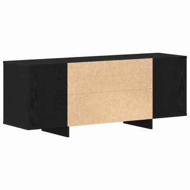 vidaXL Ντουλάπι TV 130x35x50cm Μαύρη Δρυς Επεξεργασμένο Ξύλο
