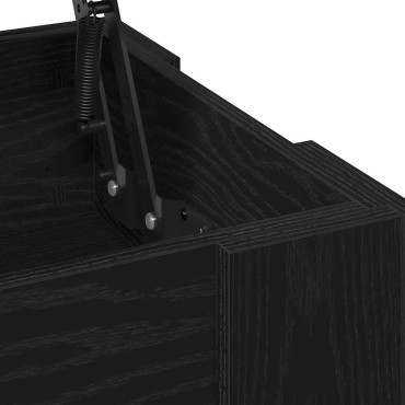 vidaXL Τραπεζάκι σαλονιού Μαύρη Οξυά 101x49x52cm 1 τεμ.