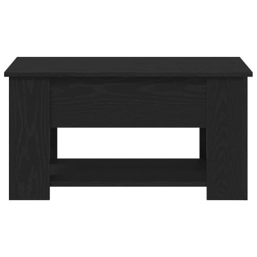vidaXL Τραπεζάκι σαλονιού Μαύρη Οξυά 79x49x41cm 1 τεμ.