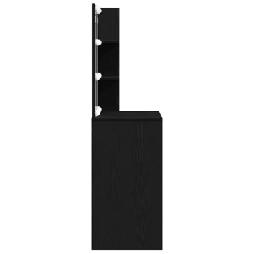 vidaXL Τραπέζι περιποίησης Μαύρη Οξυά 60x40x140cm