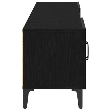 vidaXL Ντουλάπι TV 180x31,5x40cm Μαύρη Οξυά Επεξεργασμένο Ξύλο