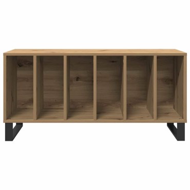 vidaXL Ντουλάπι δίσκων βινυλίου artisan δρυς 100x38x48cm 1 τεμ.
