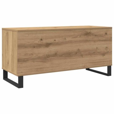vidaXL Ντουλάπι δίσκων βινυλίου artisan δρυς 100x38x48cm 1 τεμ.